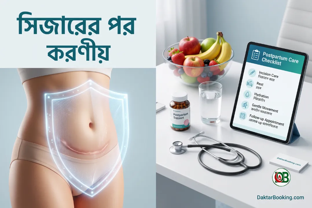 সিজারের পর করণীয়: দ্রুত সুস্থ হওয়ার উপায়, খাদ্যাভ্যাস এবং বর্তমান বাংলাদেশের প্রেক্ষাপটে এক পূর্ণাঙ্গ গাইড