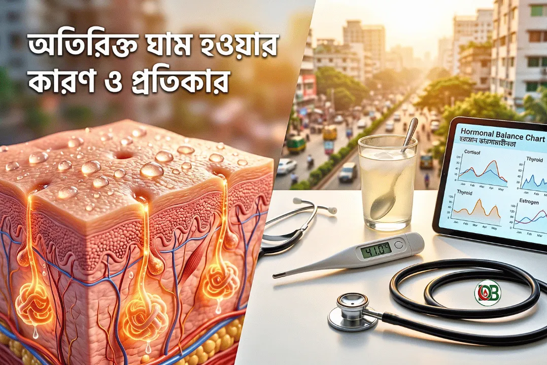 অতিরিক্ত ঘাম হওয়ার কারণ ও প্রতিকার: বর্তমান বাংলাদেশের প্রেক্ষাপটে এক পূর্ণাঙ্গ বৈজ্ঞানিক গাইড