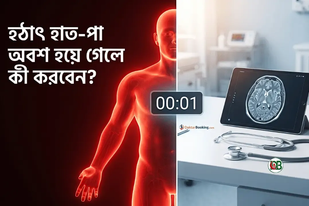 হঠাৎ হাত-পা অবশ হয়ে গেলে কী করবেন? কারণ, লক্ষণ ও জীবনদায়ী গাইড ২০২৬