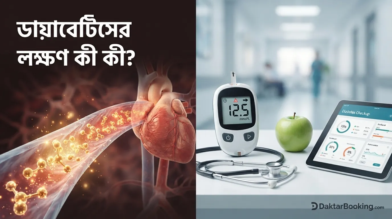 ডায়াবেটিসের লক্ষণ কী কী? কারণ, প্রতিকার ও বাংলাদেশের প্রেক্ষাপটে পূর্ণাঙ্গ গাইড ২০২৬