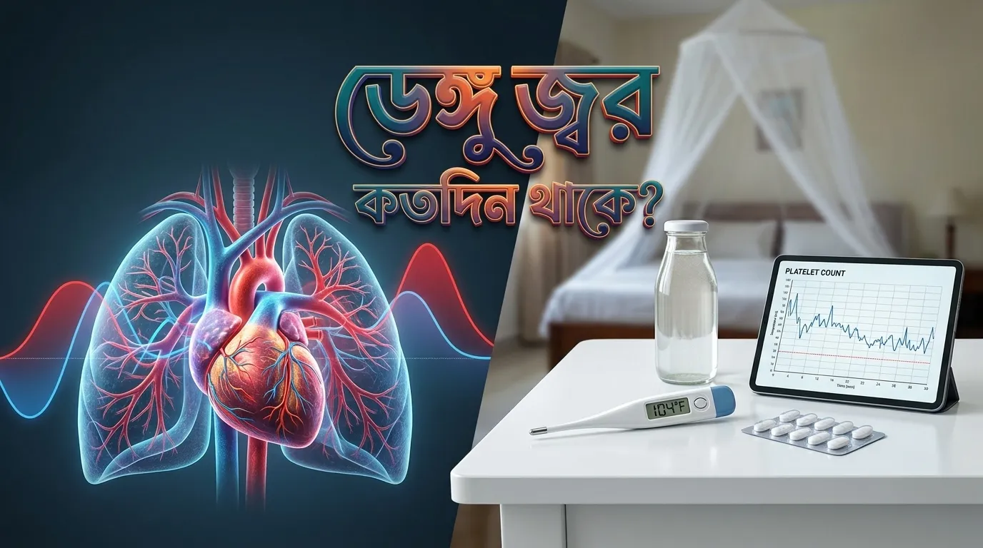 ডেঙ্গু জ্বর কতদিন থাকে? জ্বর কমার পর কেন বাড়ে বিপদ? পূর্ণাঙ্গ গাইড ২০২৬