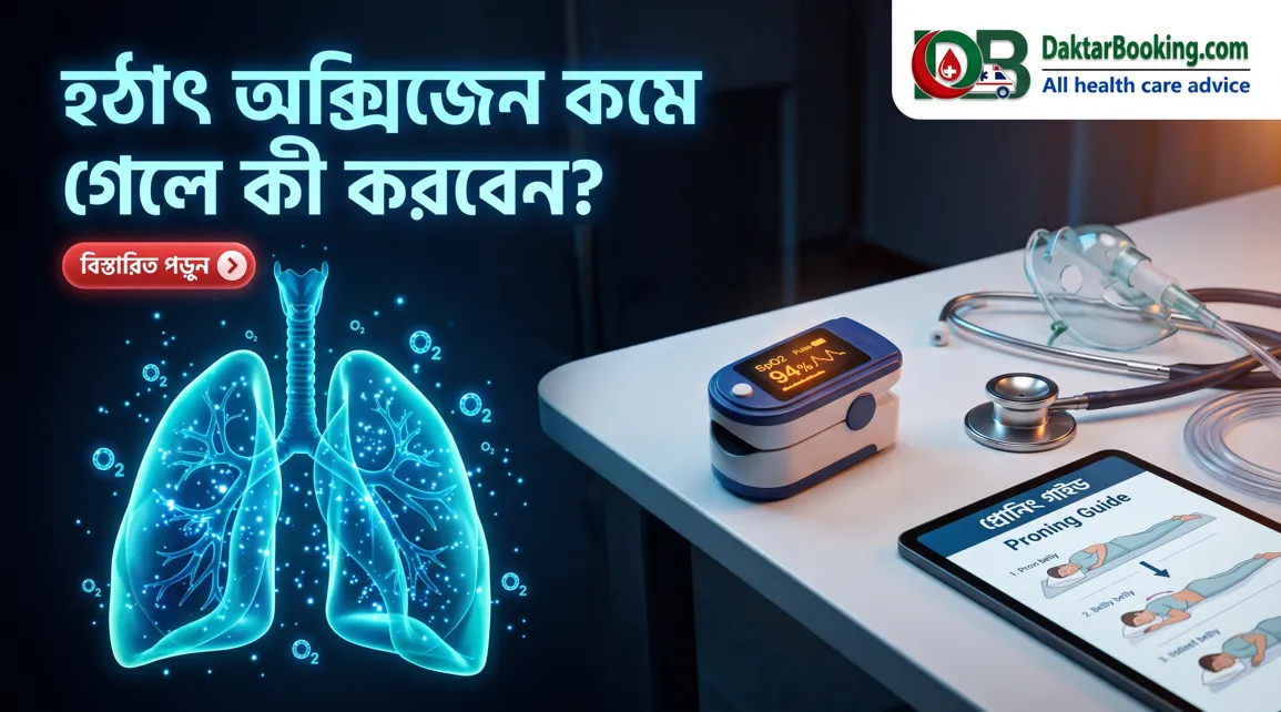 হঠাৎ অক্সিজেন কমে গেলে কী করবেন? কারণ, লক্ষণ ও জীবনদায়ী গাইড ২০২৬
