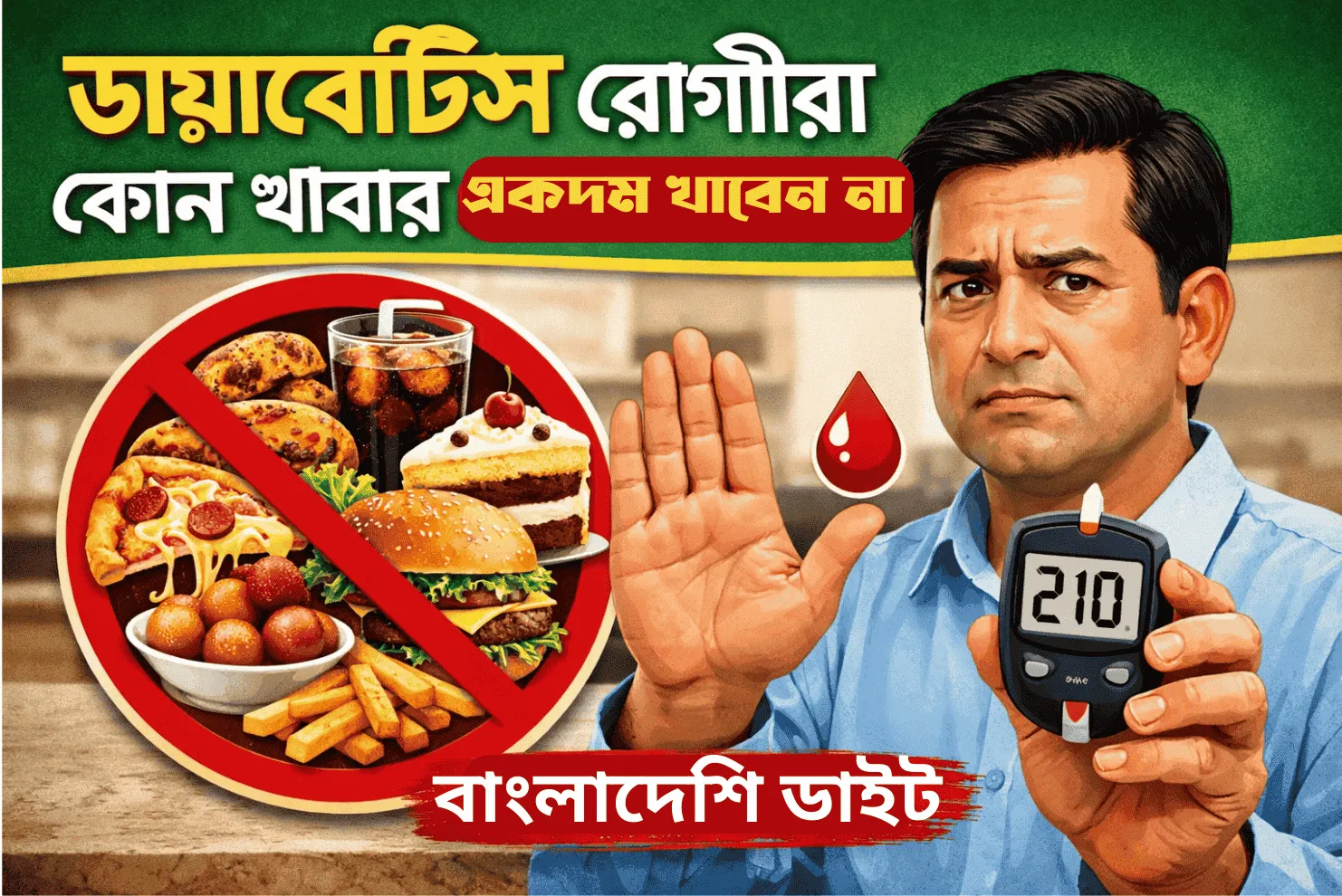 ডায়াবেটিস রোগীরা কোন খাবার একদম খাবেন না? | বাংলাদেশ